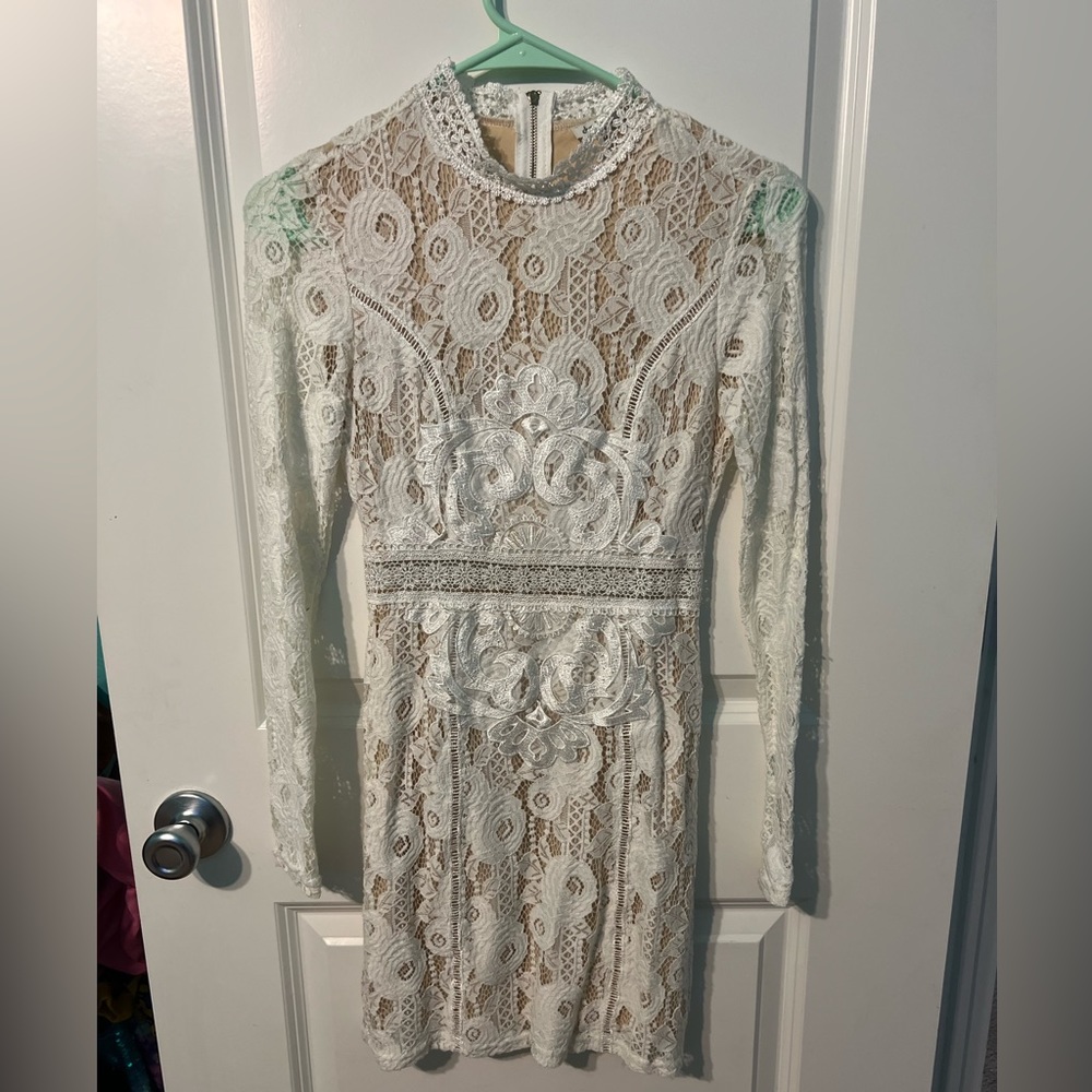 Charlotte Russe White Lace Dress! SIZE XS